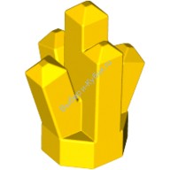 Деталь Аналог Совместимый С Лего Камень / Кристалл 1 х 1 5 Точек Цвет Желтый 