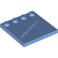 Деталь Лего Плитка Модифицированная 4 х 4 С Штырьками По Краю Цвет Голубой