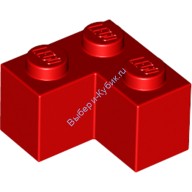 Деталь Лего Кубик 2 х 2 Угол Цвет Красный