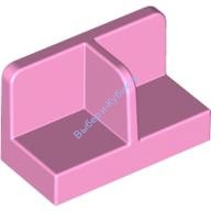 Деталь Лего Панель 1 х 2 х 1 С Закругленными Углами И Разделителем В Центре Цвет Ярко-Розовый
