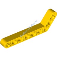 Деталь Лего Техник Бим 1 х 9 Изогнутый (7 - 3) Толстый Цвет Желтый