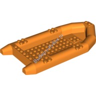 Деталь Лего Лодка Надувной Плот Большой Цвет Оранжевый