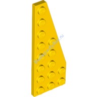 Деталь Лего Пластина Клин 8 х 3 Правая Цвет Желтый