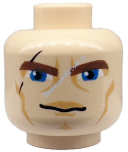 Деталь Лего  Голова Цвет Светло-Телесный