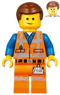 Минифигурка Лего - Эммет - Кривая улыбка 
