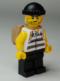 Минифигурка Лего - Заключенный jail005
