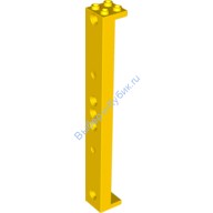 Деталь Лего Опора 2 х 2 х 13 С 5 Пин Отверстиями Цвет Желтый