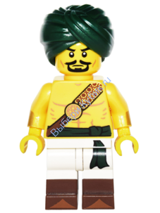 Минифигурка Лего - Воин пустыни, серия 16 (только минифигурка без подставки и аксессуаров)  col245