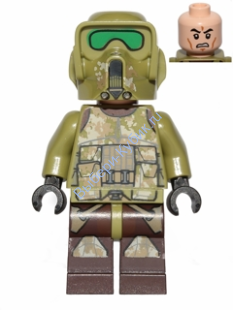 Минифигурка Лего Звездные Войны -  Солдат-разведчик-клон, 41-й элитный корпус (фаза 2
