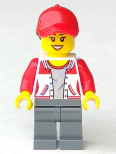 Минифигурка Лего Сити - Служащий киоска