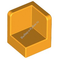 Деталь Лего Панель 1 х 1 х 1 Угол Цвет Ярко-Светло-Оранжевый