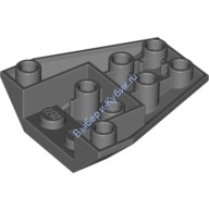 Деталь Лего Клин 4 х 4 Тройной Обратный С Коннекторами Между Штырьков Цвет Темно-Серый