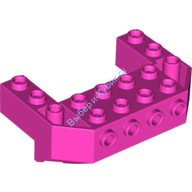 Деталь Лего Основание Передней Части Поезда Скошенное 6056386 Цвет Темно-Розовый