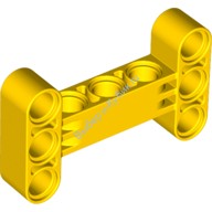 Деталь Лего Техник Бим 3 х 5 Перпендикулярный Н-Формы Толстый Цвет Желтый