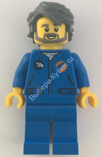 Минифигурка Лего Сити - Astronaut - Male 