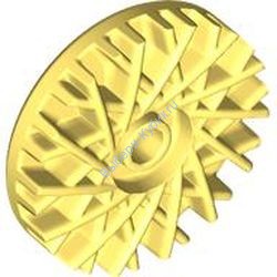 Деталь Лего Колпак / Крышка Колеса С 28 Спицами 18 мм (Для Колеса 56145) - Цвет Ярко-Светло-Желтый