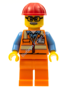 Минифигурка Лего - Строитель twn346