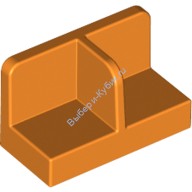 Деталь Лего Панель 1 х 2 х 1 С Закругленными Углами И Разделителем В Центре Цвет Оранжевый