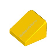 Деталь Лего Скос 1 х 1 х 2/3 Цвет Желтый