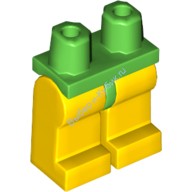 Деталь Лего Бедра И Ноги Цвет Ярко-Зеленый