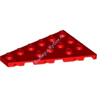 Деталь Лего Пластина Клин 6 х 4 Левая Цвет Красный