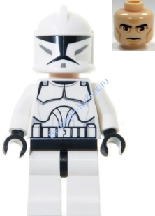 Минифигурка Лего Звездные Войны -  Солдат-клон sw0201