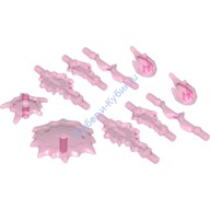 Деталь Лего Взрывы Энергии 10 В Упаковке Цвет Прозрачно-Розовый