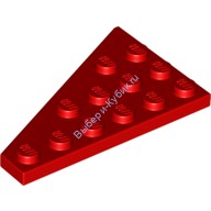 Деталь Лего Пластина Клин 6 х 4 Правая Цвет Красный