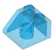 Деталь Лего Скос 45 2 х 2 Цвет Прозрачно-Синий