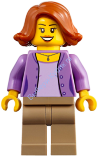 Минифигурка Лего Сити -  Женщина-родитель
