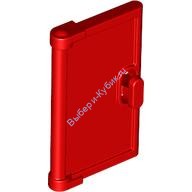 Деталь Лего Дверь 1 X 2 X 3 С Вертикальной Ручкой Цвет Красный