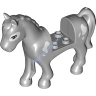Деталь Лего Лошадь Цвет Светло-Серый