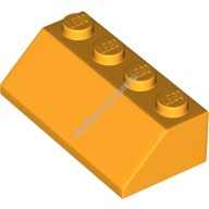 Деталь Лего Скос 45 2 х 4 Цвет Ярко-Светло-Оранжевый