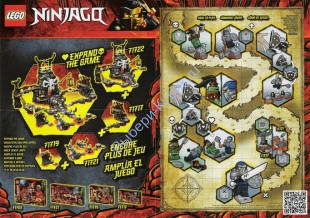 Игровое поле (постер) к наборам Лего Ninjago71717, 71719,71721, 71722