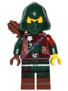 Минифигурка Лего  - Разбойник, серия 16 (только минифигурка без подставки ) col254