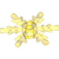 Деталь Лего Снежинка 4 х 4 Цвет Прозрачно-Желтый