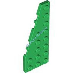 Деталь Лего Пластина Клин 8 х 3 Левая Цвет Зеленый