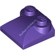 Деталь Лего Кубик Модифицированный 2 х 2 х 2/3 Два Штырька Закругленный Скос Цвет Темно-Фиолетовый