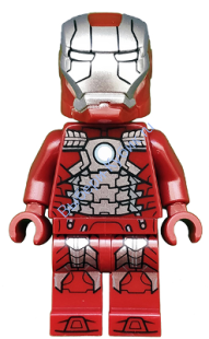 Минифигурка Лего - Iron Man - Mark 5 Armor