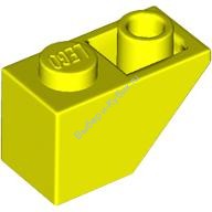 Деталь Лего Скос Перевернутый 45 2 х 1 Цвет Неоново-Желтый