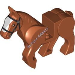 Деталь Лего Лошадь Цвет Темно-Оранжевый