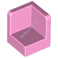 Деталь Лего Панель 1 х 1 х 1 Угол Цвет Ярко-Розовый