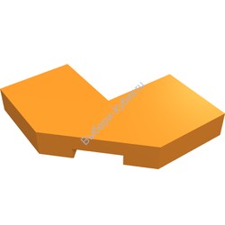 Деталь Лего Плитка Модифицированная 2 х 2 Угол С Фаской Цвет Оранжевый