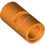 Деталь Лего Техник Пин Коннектор Круглый 2L Гладкий С Разрезом Цвет Оранжевый