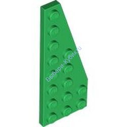 Деталь Лего Пластина Клин 8 х 3 Правая Цвет Зеленый