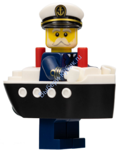 Минифигурка Лего - Ferry Captain, Series 23 col407