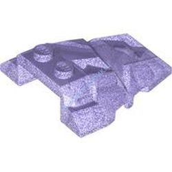 Деталь Лего Клин 4 х 4 В Виде Изломанного Полигона Цвет Прозрачно-Фиолетовый Сатин