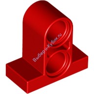 Деталь Лего Техник Пин Коннектор На Плате 1 х 2 х 1 2/3 С 2 Отверстиями Цвет Красный