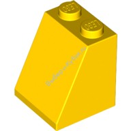 Деталь Лего Скос 65 2 х 2 х 2 С Круглым Креплением Снизу Цвет Желтый