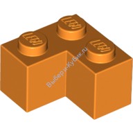 Деталь Лего Кубик 2 х 2 Угол Цвет Оранжевый